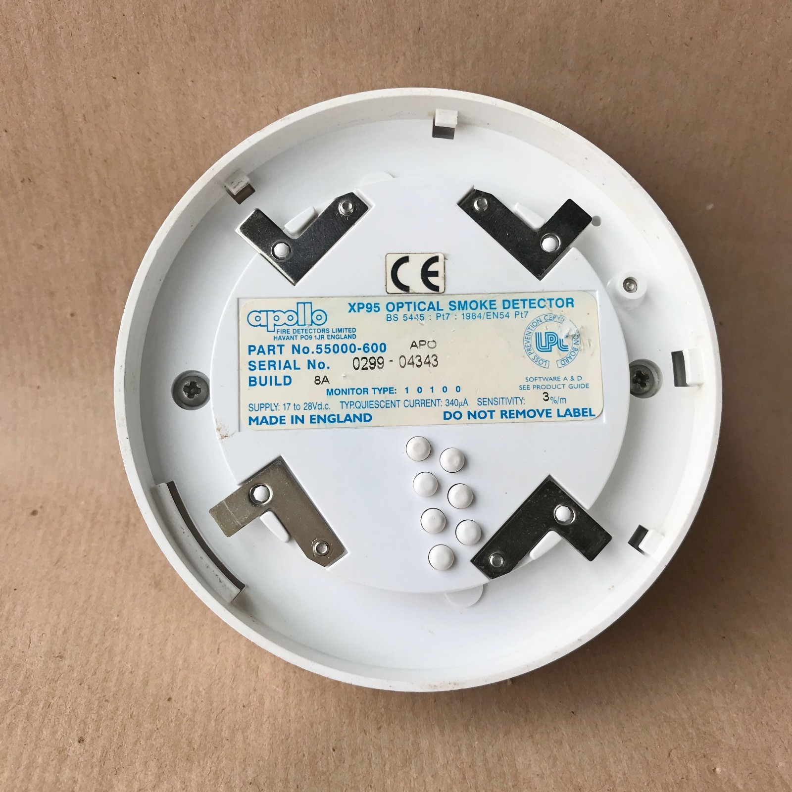APOLLO SMOKE DETECTOR 55000-600 APO