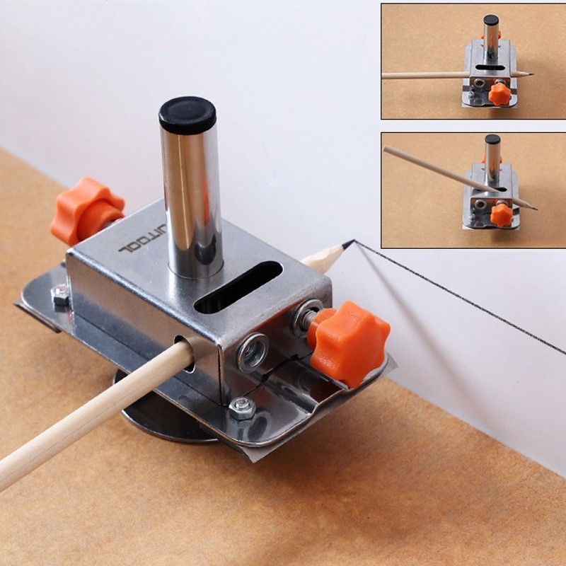 Woodworking Adjustable Wood Scribe Tool, Stainless Steel Parallel Line Drawing