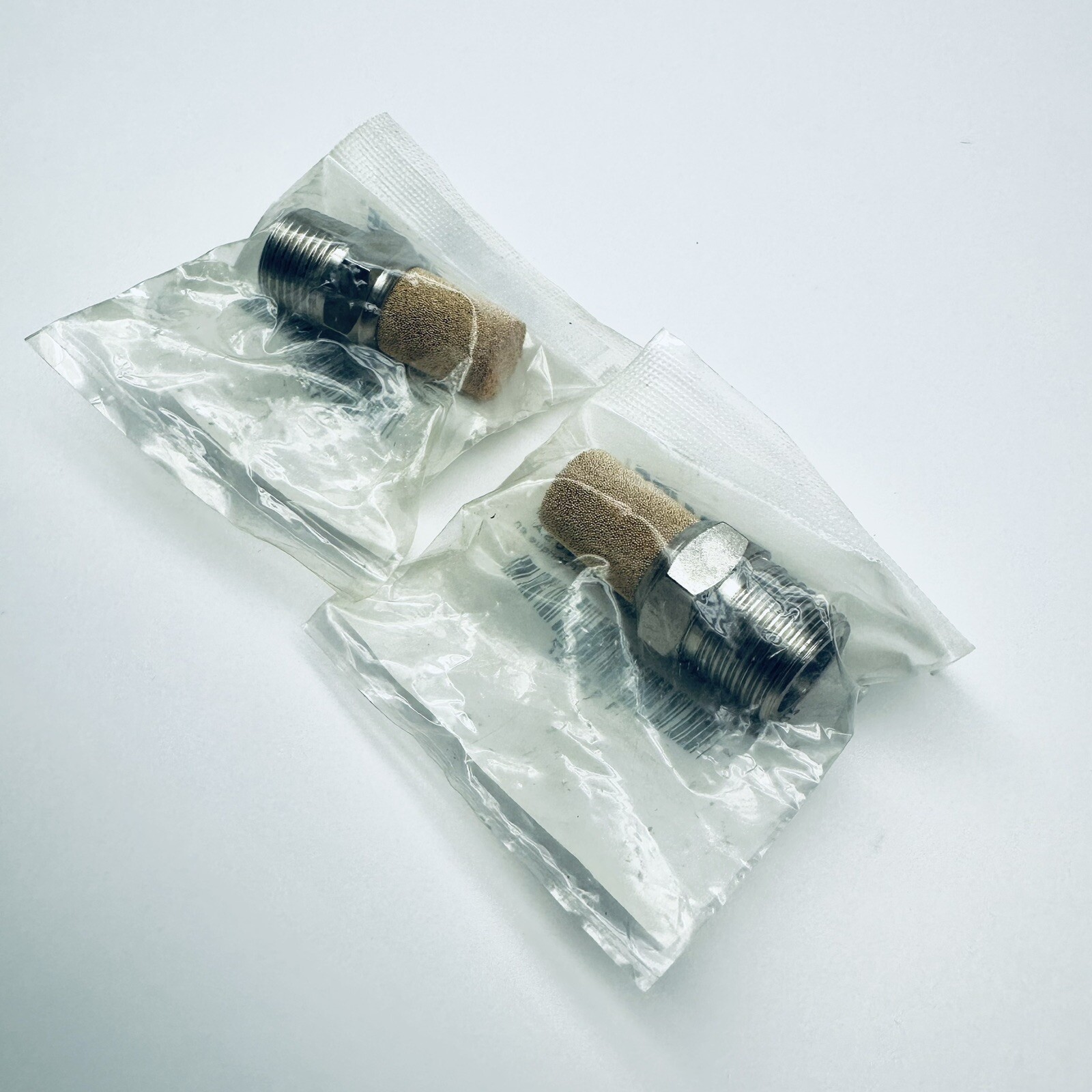 Lot of 2 Speedaire 1A327A Exhaust Muffler  3/8" NPT Air Pneumatic