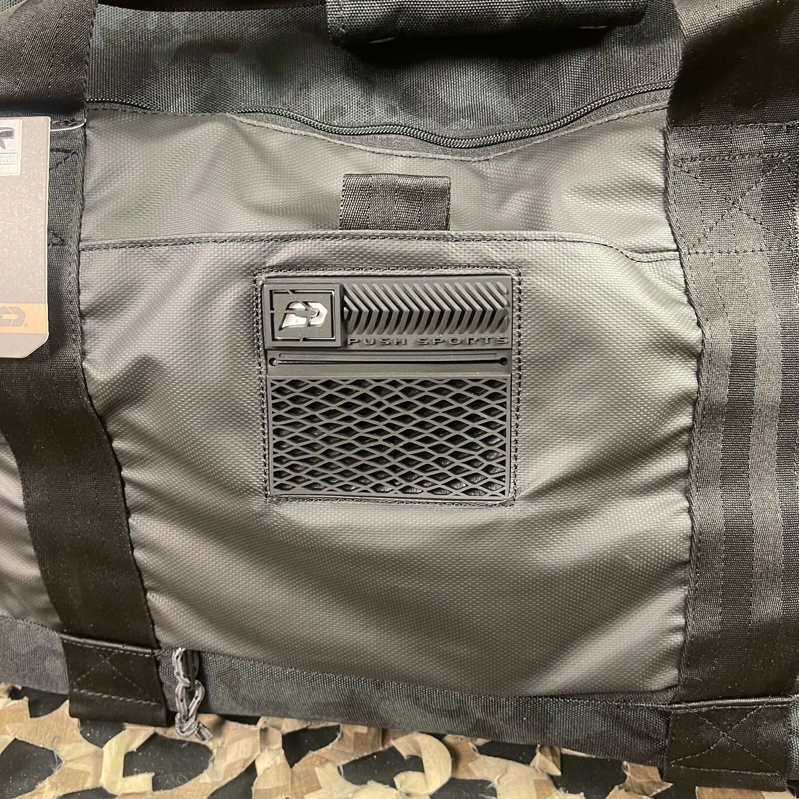 NEW Push Division 01 Duffle Bag - Black - Black