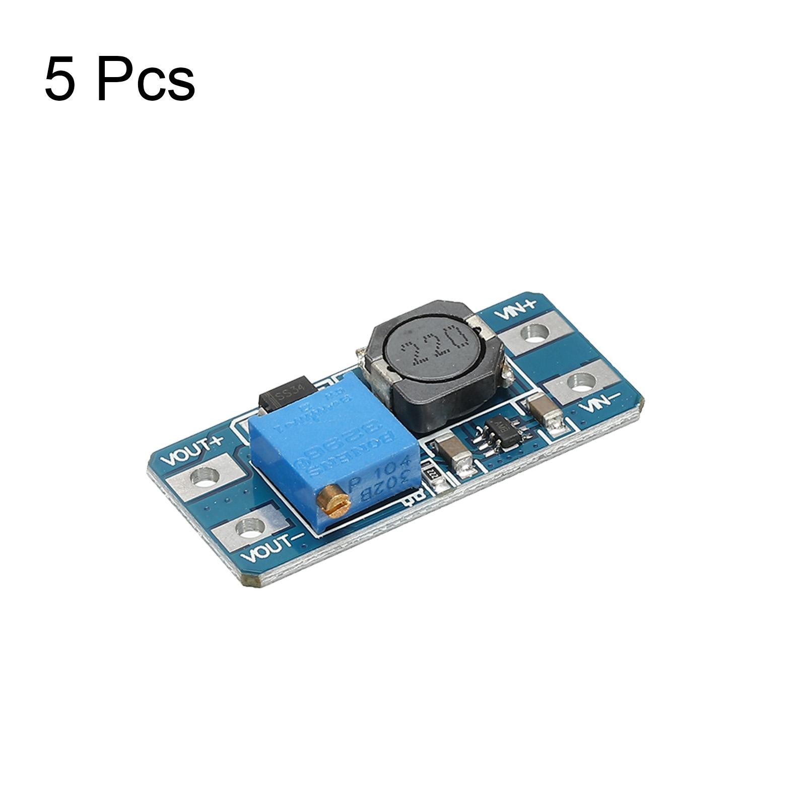 DC-DC Boost Converter Input Voltage 2-24V Output 5-28V, 5pcs