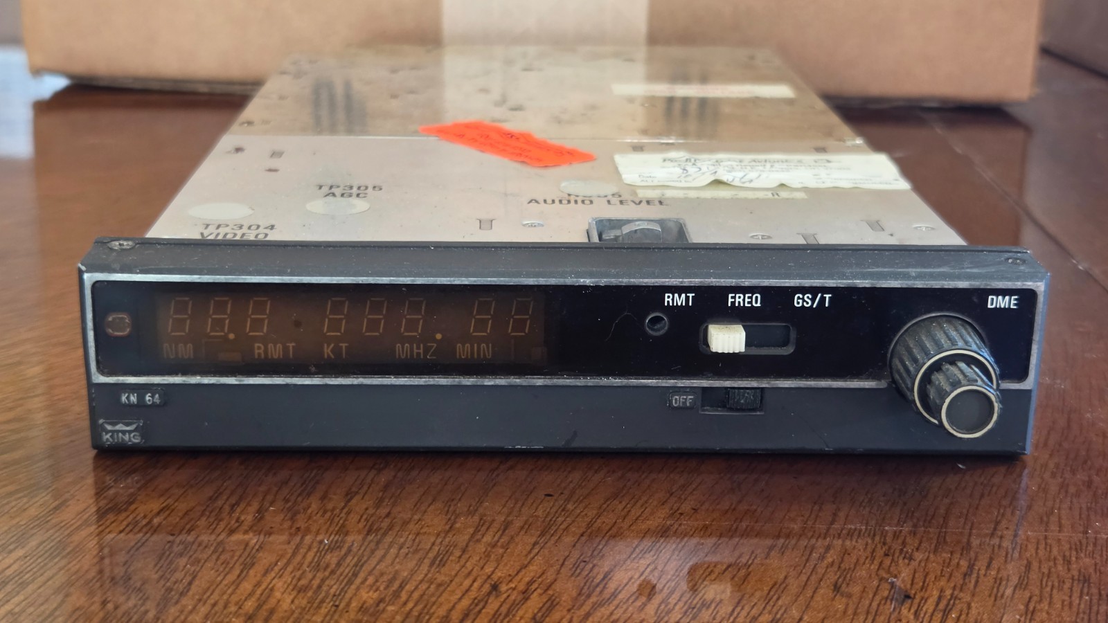 Bendix King KN64 DME with tray.