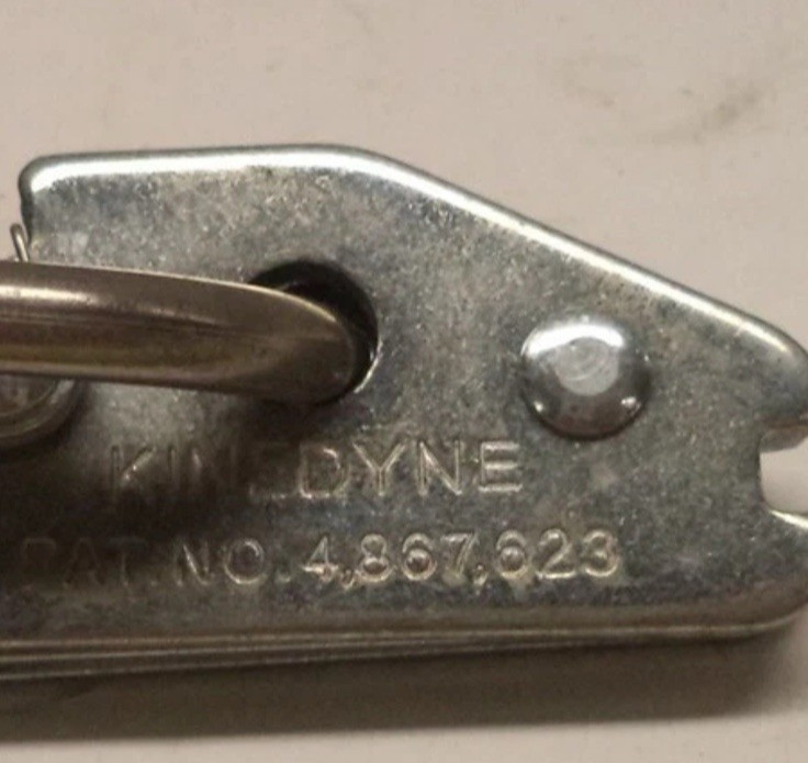 Kinedyne Series E or A Securement Point Fitting w/ 2" D-Ring P/N FE8301-1 NEW