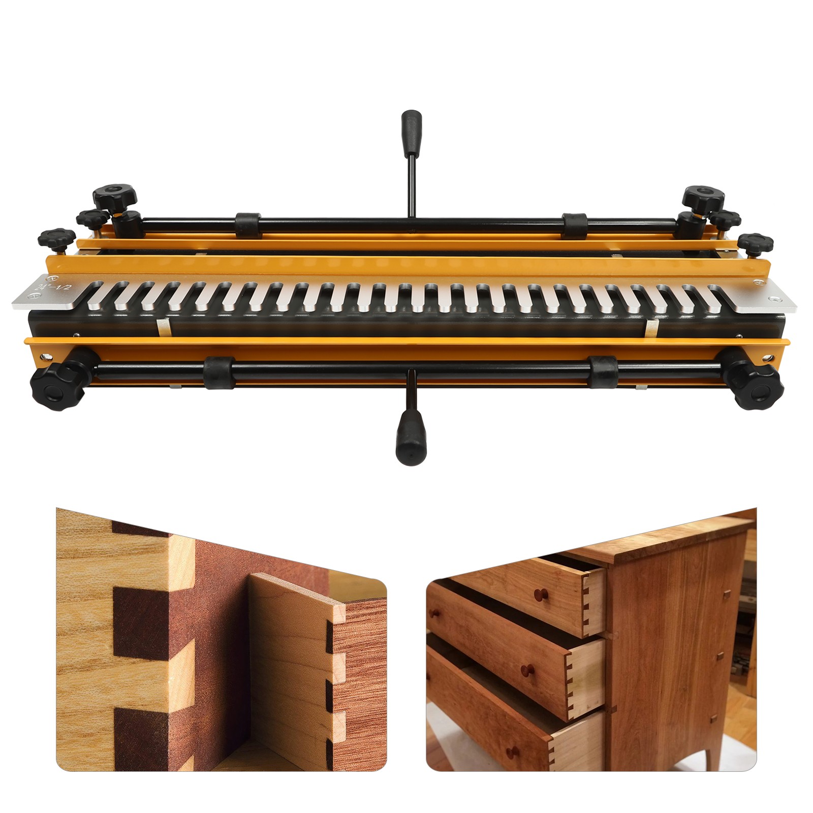 24" Dovetail Jig Machine ,Woodworking Mini Template Kit for Precise Alignment
