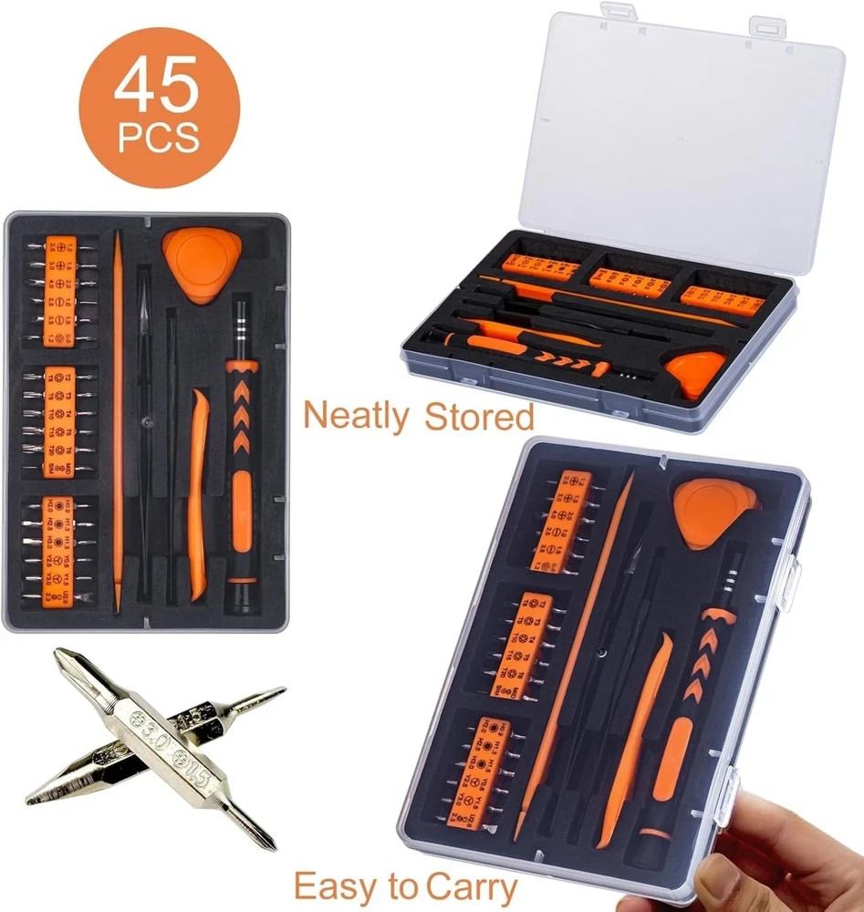 45PC Cleaning Repair Tool Set Screwdriver Kit For PS5 Xbox Controller Console