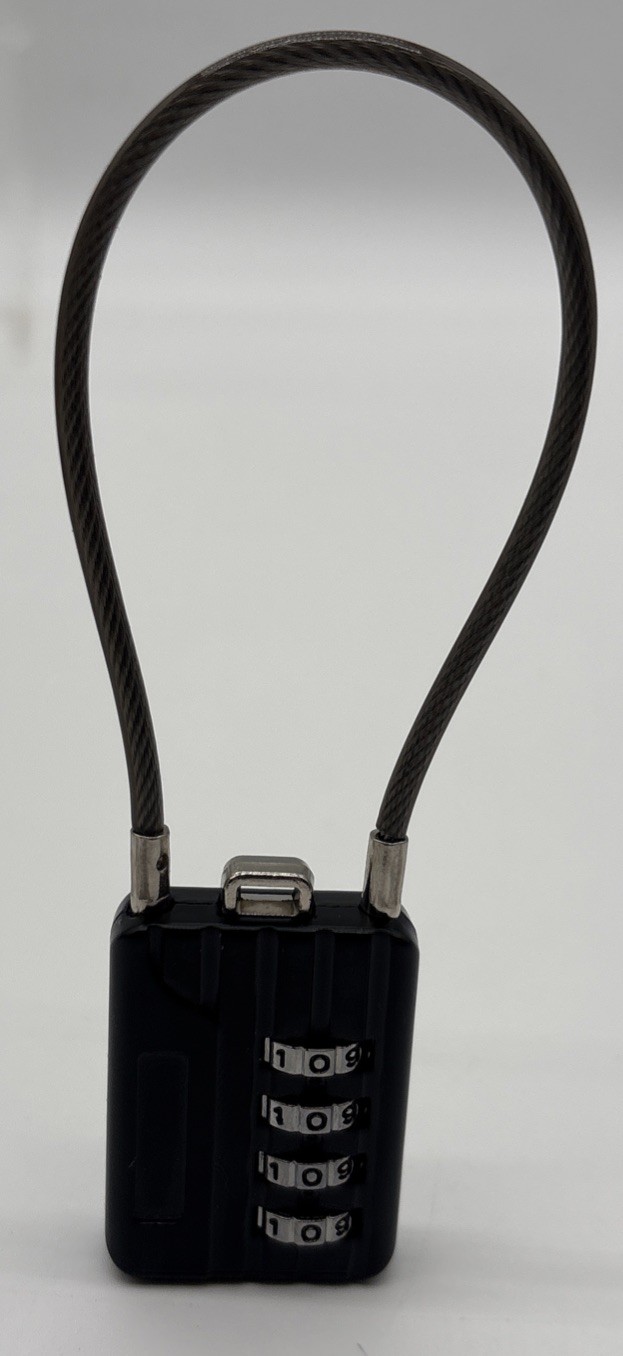 Combination Padlock 4 Digit, 30mm 1-3/16" Width Resettable New