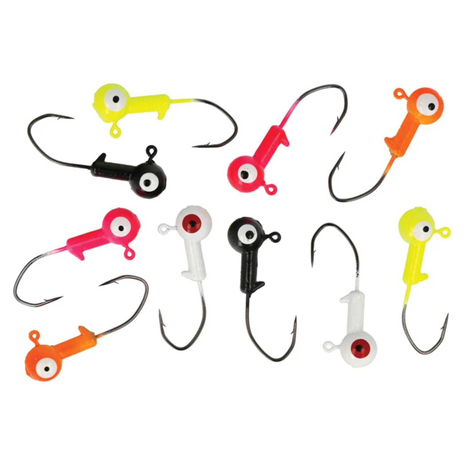 Eagle Claw Ls Pro-V Ball Head Jig 1/8 Oz White, One Size Size, Multi