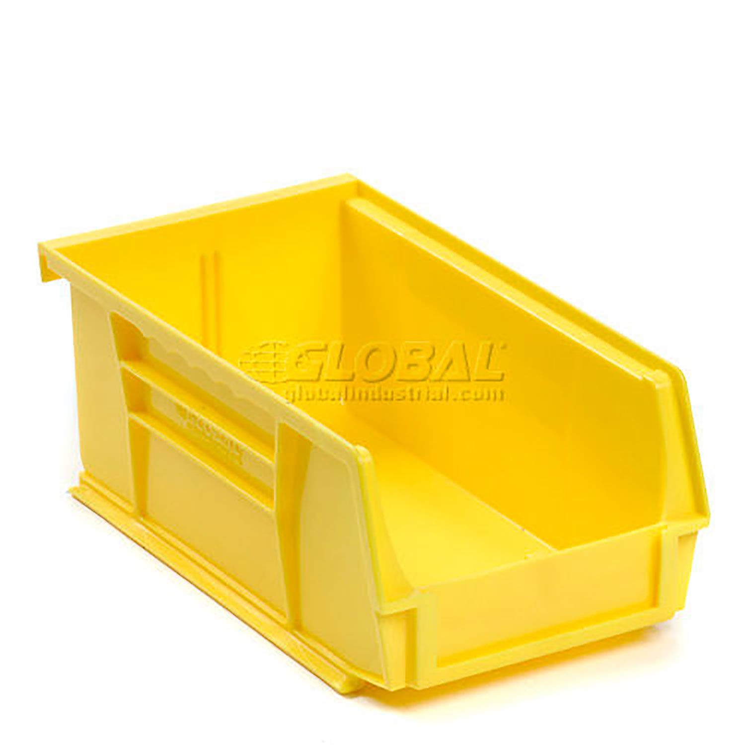 Plastic Storage Bin - Parts Storage Bin - 4-1/8 x 7-3/8 x 3 Yellow Lot of 24
