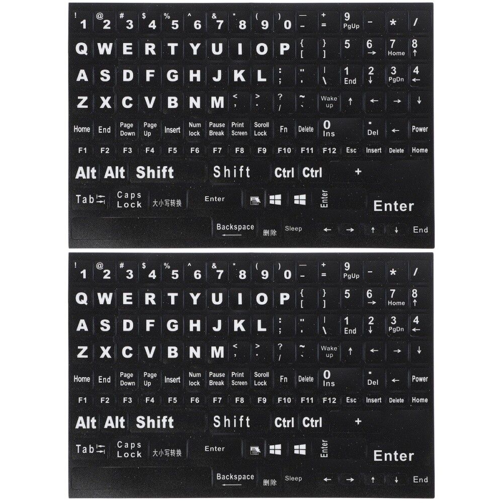 Keyboard PC English Keyboard Stickers Keycap Stickers Laptop