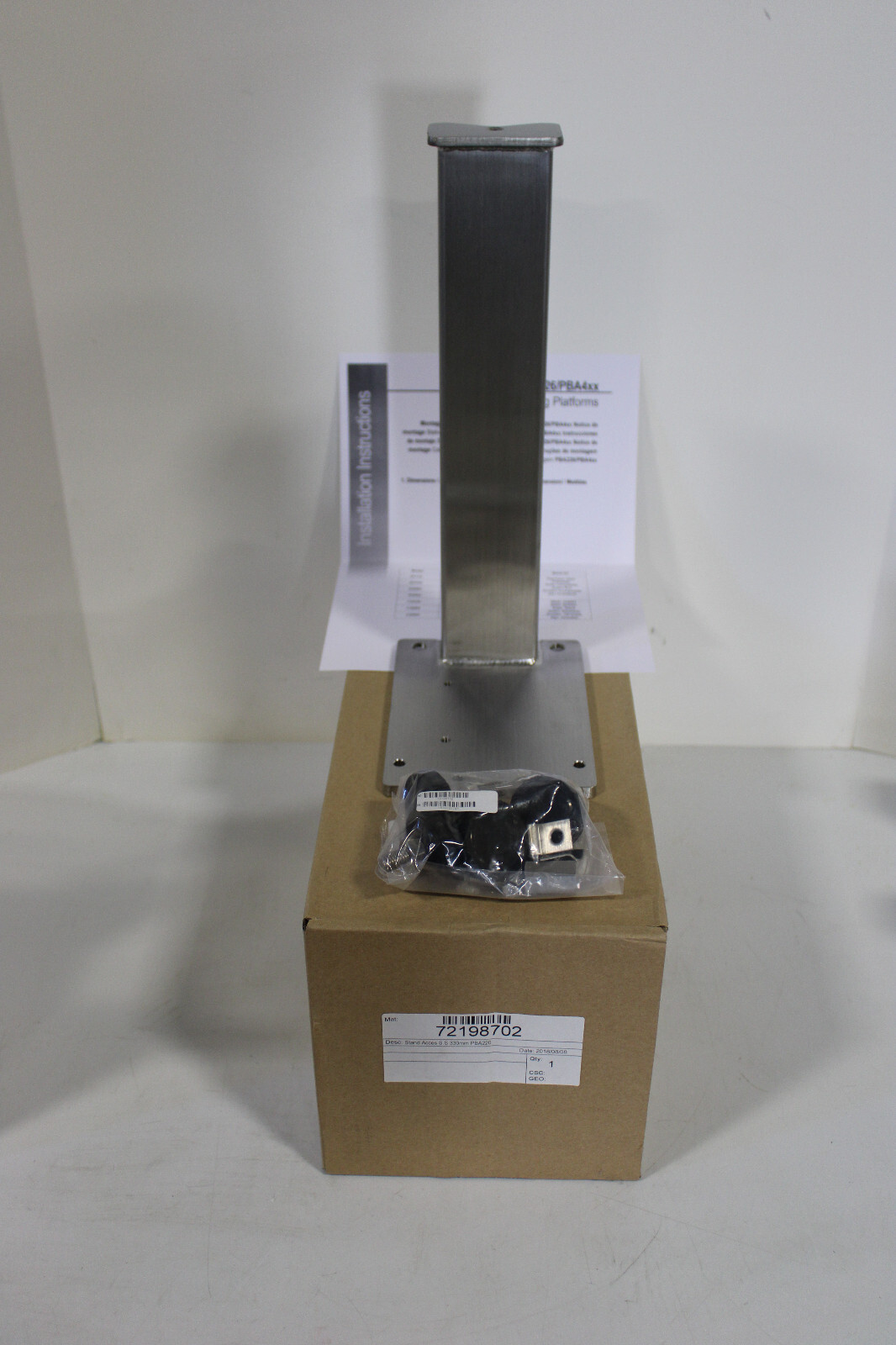 METTLER TOLEDO 72198702 13" STAINLESS STAND FOR PBA220 NEW