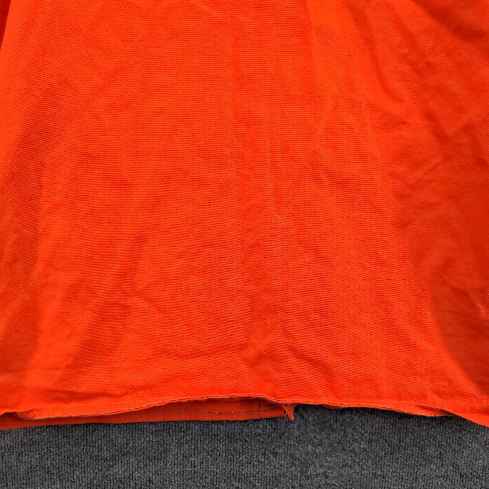 Unbranded Men's Flame Resistant Jacket Orange XL Snap Button Workwear