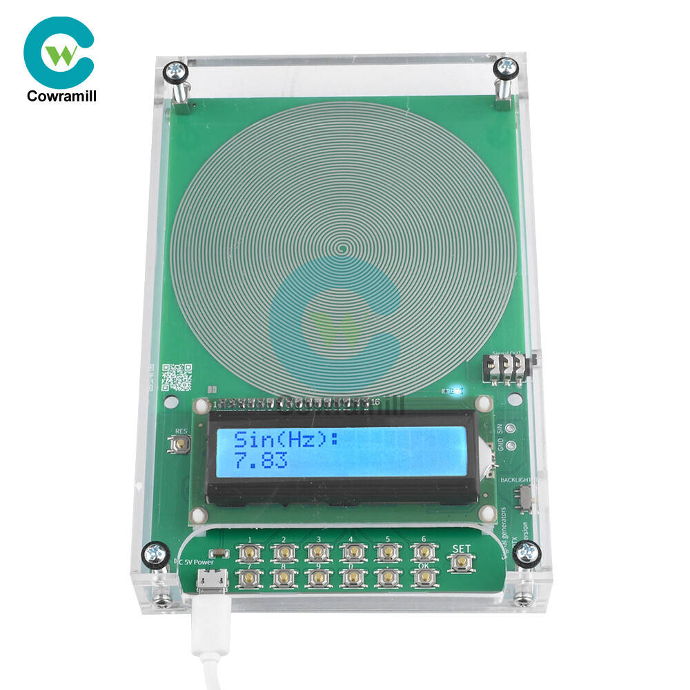 Schumann Wave Generator Adjustable 0.1HZ~30KHZ Sine+Square+Inverted Square Wave