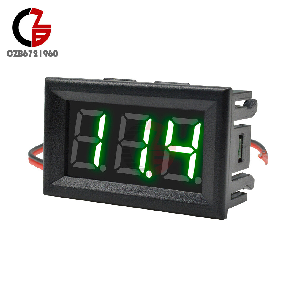 AC 70-500V Voltmeter 0.56" Inch Mini Digital Green LED Voltage Panel Volt Meter