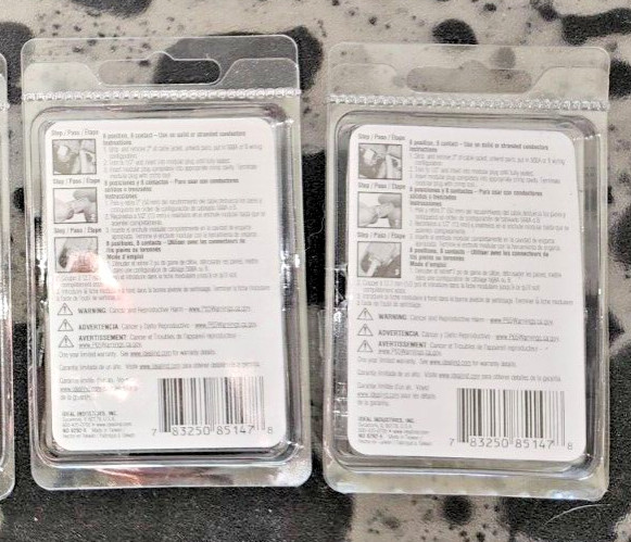 IDEAL 10-Pack Cat5e Rj45 Modular Plug 2 Pack