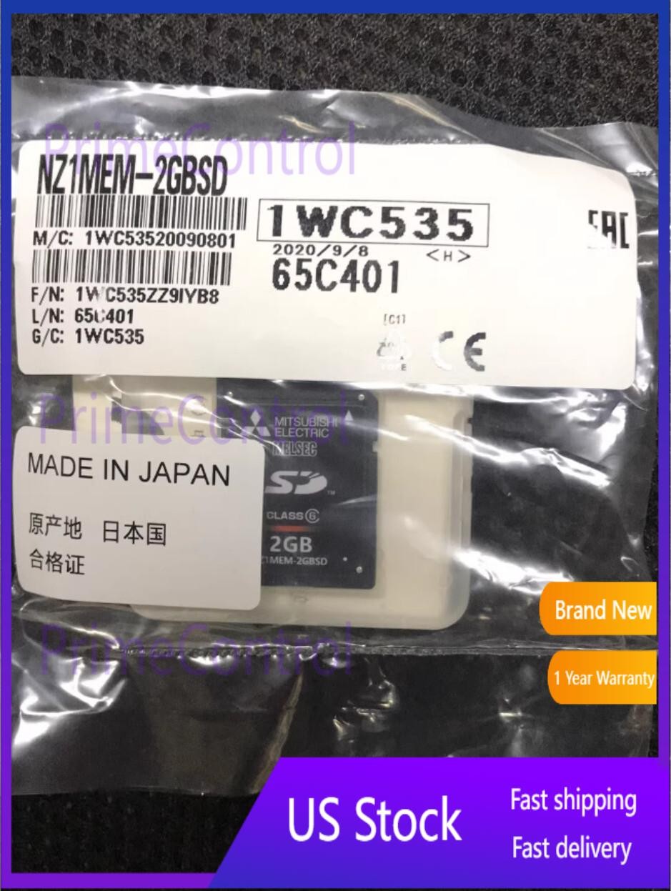 1PC New Mitsubishi NZ1MEM-2GBSD NZ1MEM2GBSD 2GB Memory Card Free Ship #TT
