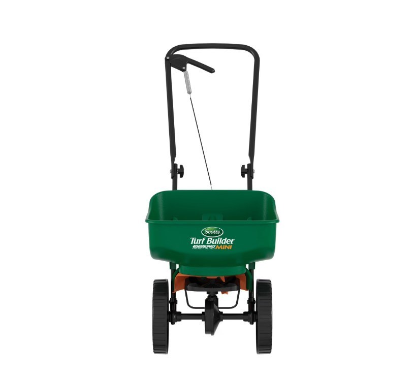 [BIG SALE] Scotts EdgeGuard Mini Broadcast Spreader for Seed & Fertilizer