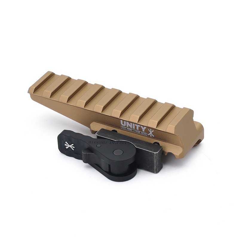 Lastest Unity Tactical FAST Optics Riser for EOTech EXPS FST-ORF Black FDE