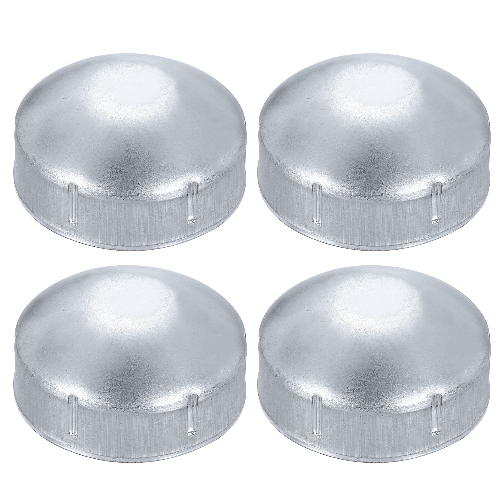 4Pcs Chain Link Fence Post Cap, Dome External Post Caps Fit 2-3/8" OD Pipe
