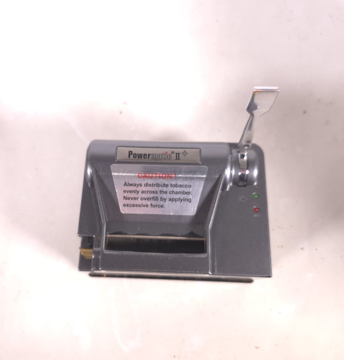 Powermatic II Plus Electric Cigarette Injector Machine W/Tray
