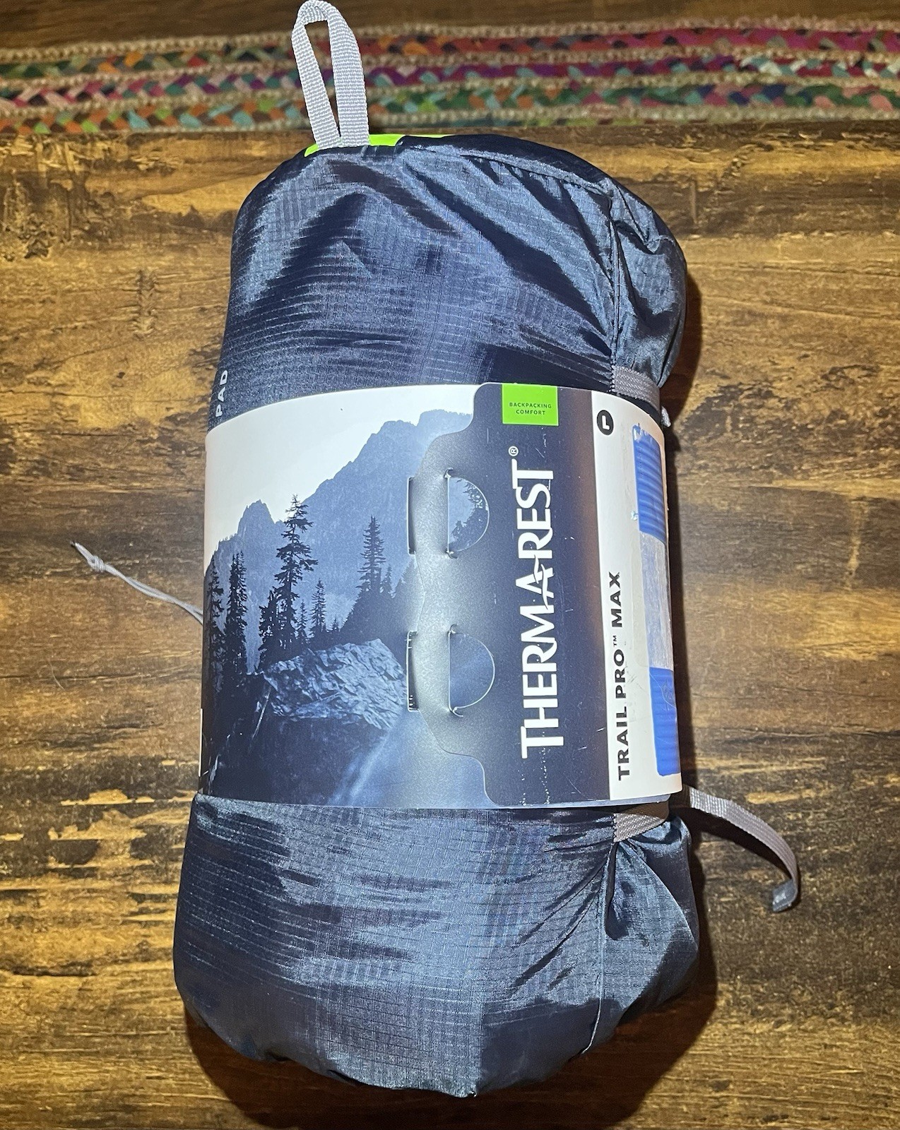 Thermarest Trail Pro Max Large Camping backpacking Sleeping Pad 4.4R Value