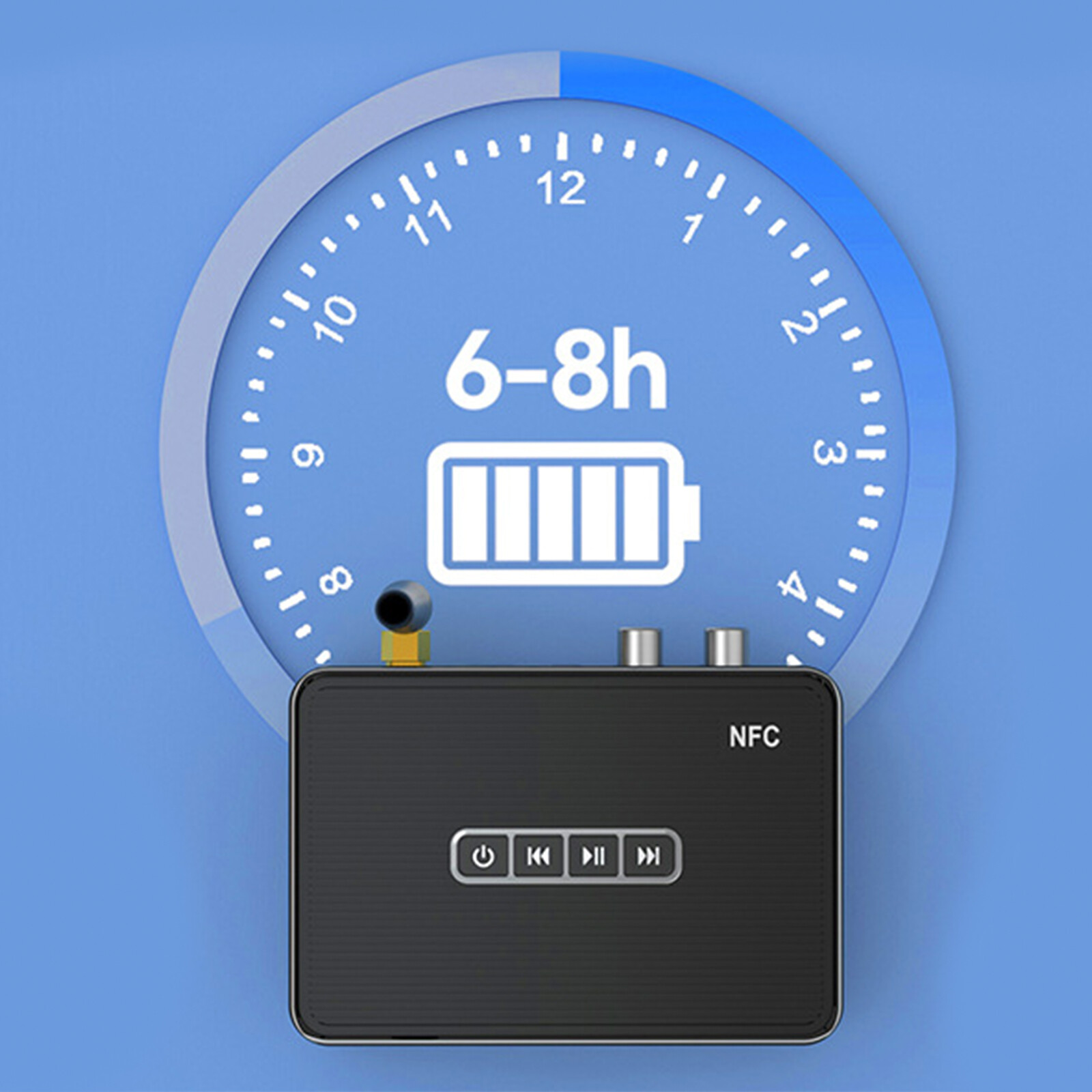 Long Range Bluetooth 5.3 Transmitter Receiver For TV Home Stereo Audio Adapter