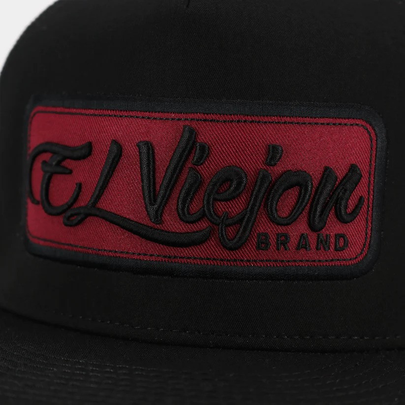 El Viejon Ev Patch Blk Blk Maroon Patch - Hats Cap - Ev Patch 15