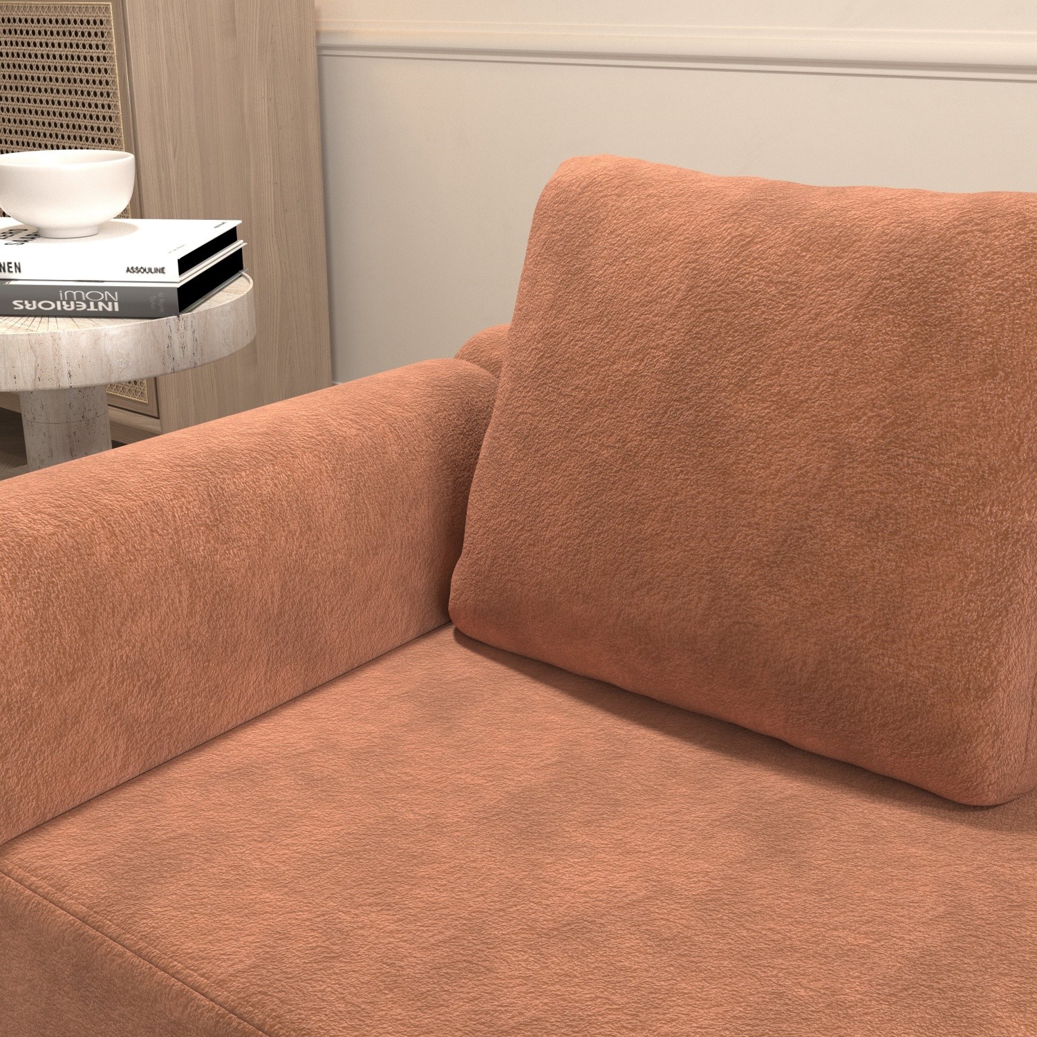 Convertible Folding Sofa Bed Sleeper Sofa Bed Floor Couch Sofa Chair w/ Pillows