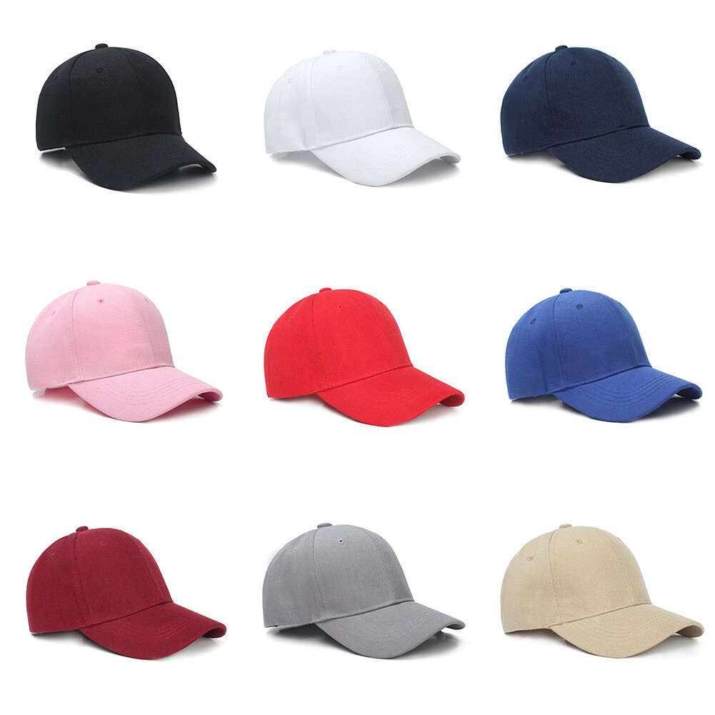 Mens Cap Baseball Cotton Adjustable Ball Dad Hat Plain Solid Washed Women US
