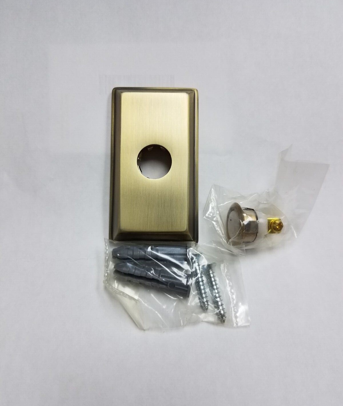 Baldwin 9BR7015 Rectangular Bell Buttons Solid Brass Price is for 1 Each