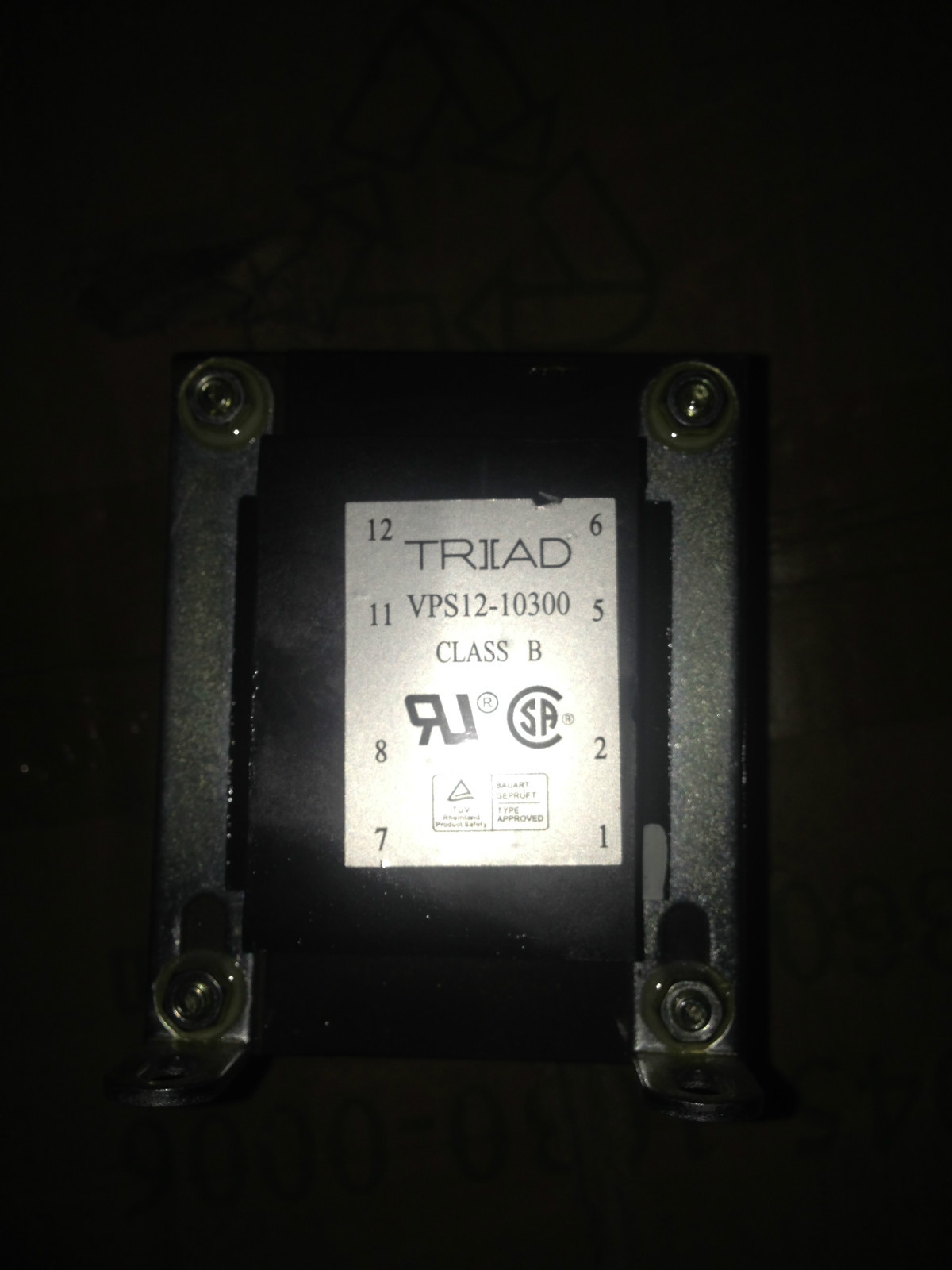NEW Triad VPS12-10300 115V 12.6V130VA Power Transformer