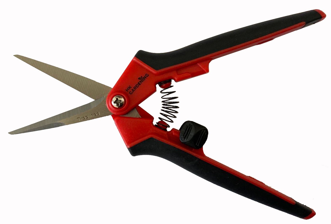2PCS/ Titanium Straight blade + Curved blade Stainless Fast Precision Pruner