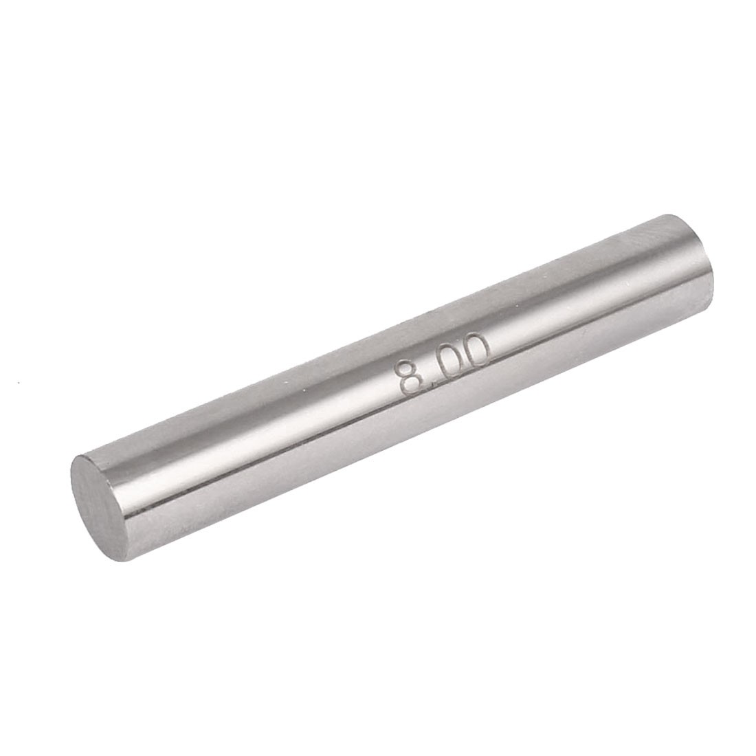 8mm Diameter 50mm Length Carbide Pin Gage Gauge Silver Tone