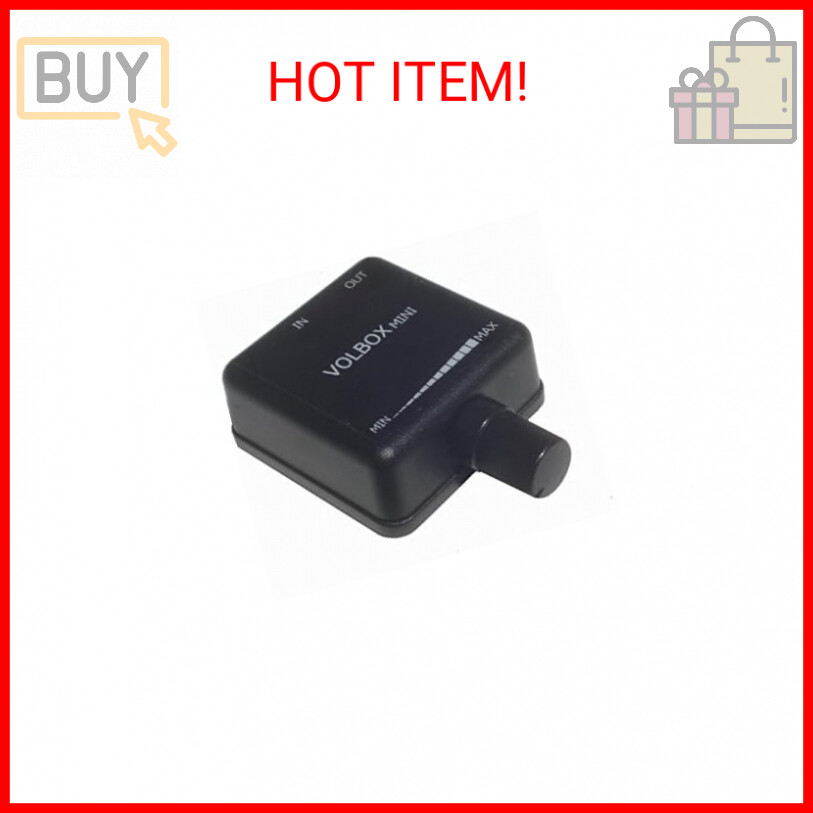 Volbox inline audio volume control attenuator 3.5mm 1/8" aux mini