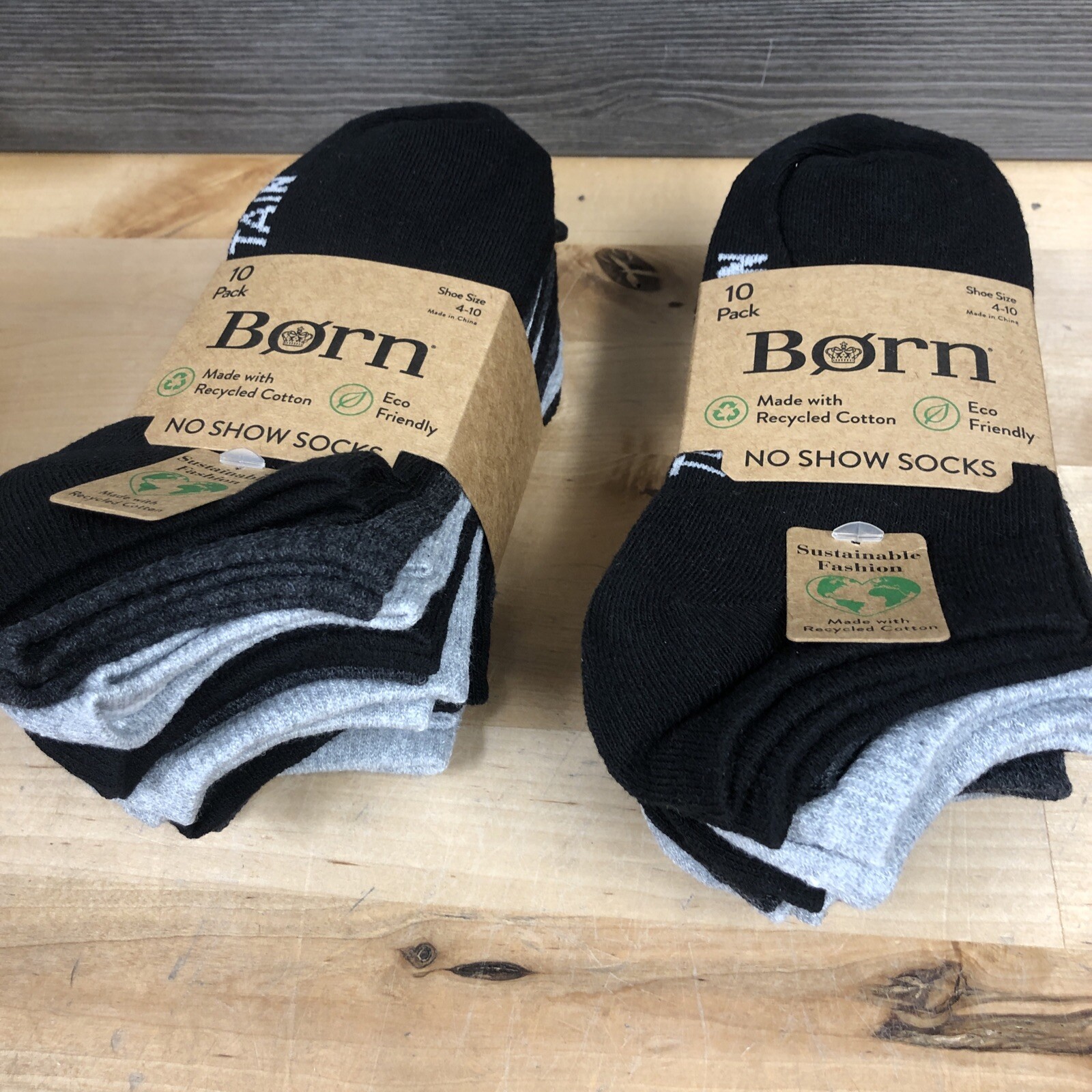20 Pairs Born Women’s No Show Socks Size 4-10 New