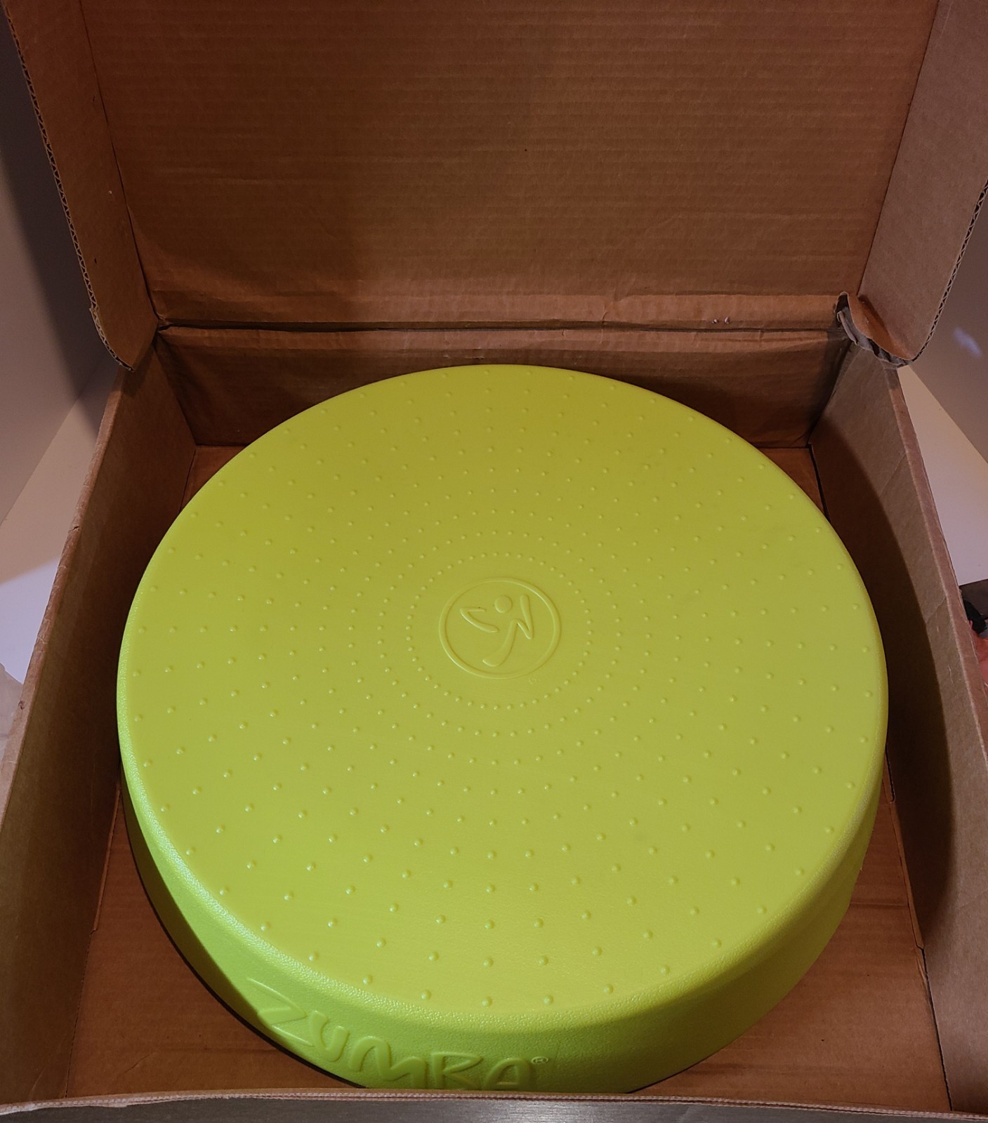 Zumba Fitness Step Up Riser Round Plank Platform & Guide