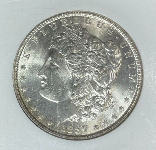 1887 MORGAN SILVER DOLLAR ~ NGC MS 65  ~BEAUTIFUL COIN~ REF#56-009
