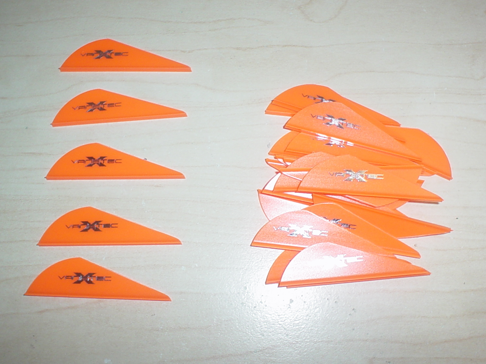 @NEW@ 36 VaneTec 2" HP Archery Arrow Vanes! Neon/Flo. Orange arrows fletching