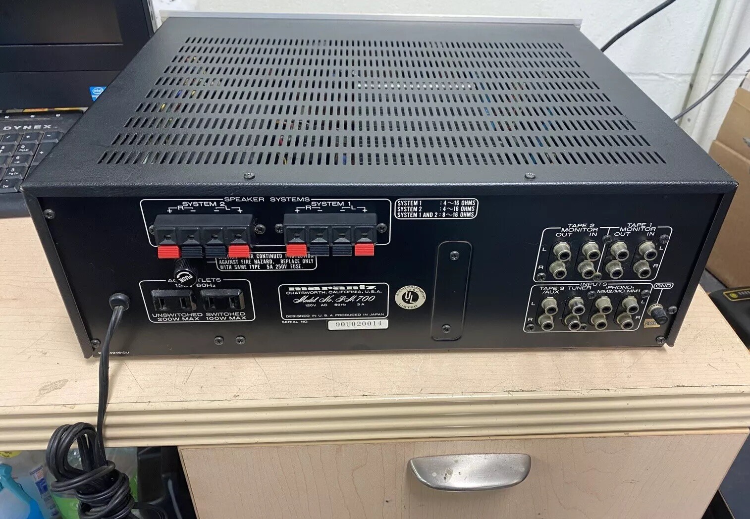 Marantz PM-700 Stereo Amplifier 80Watt Phono MM/MC