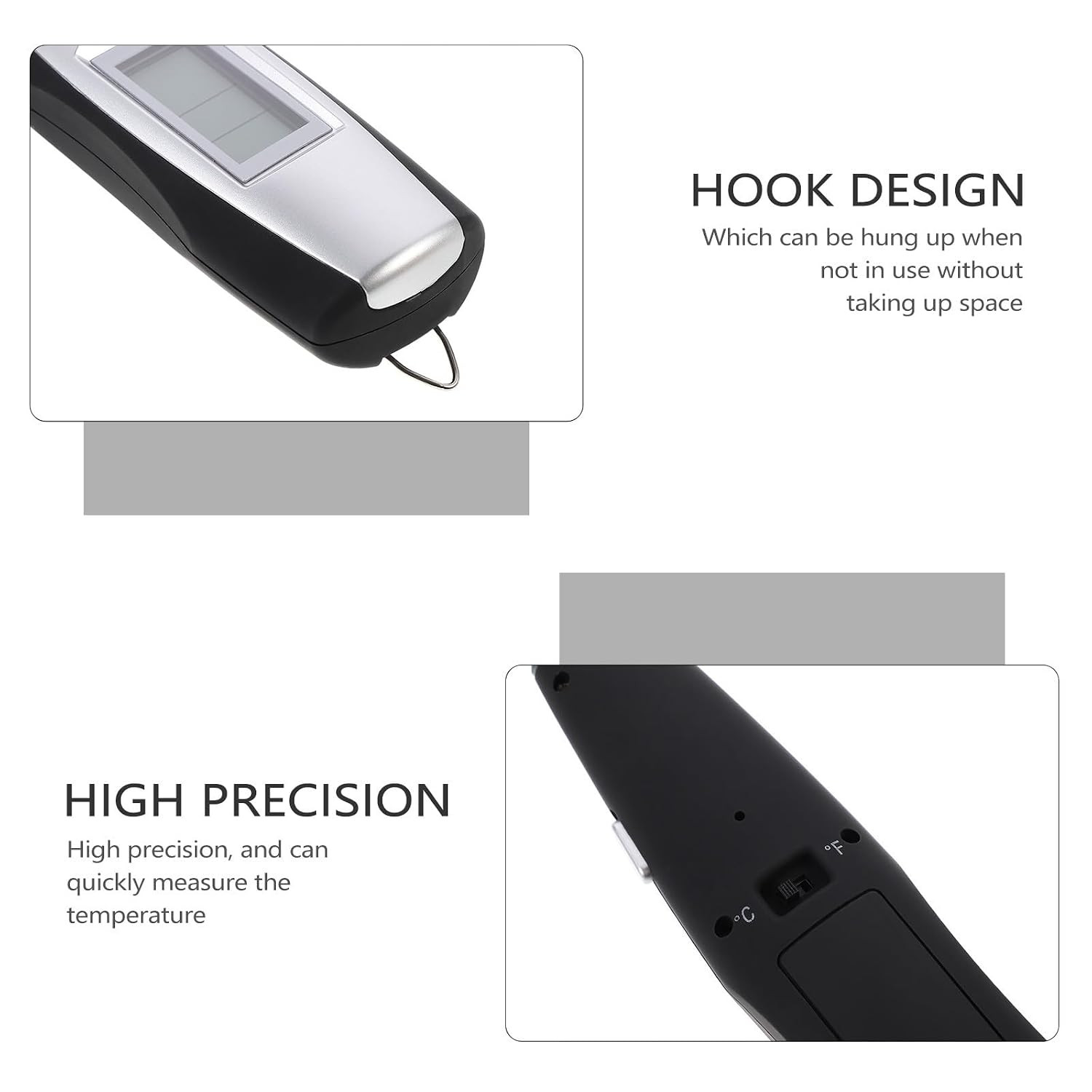 Digital Cooking Fork BBQ Meat Thermometer Instant Read Grill Thermometer for Ste