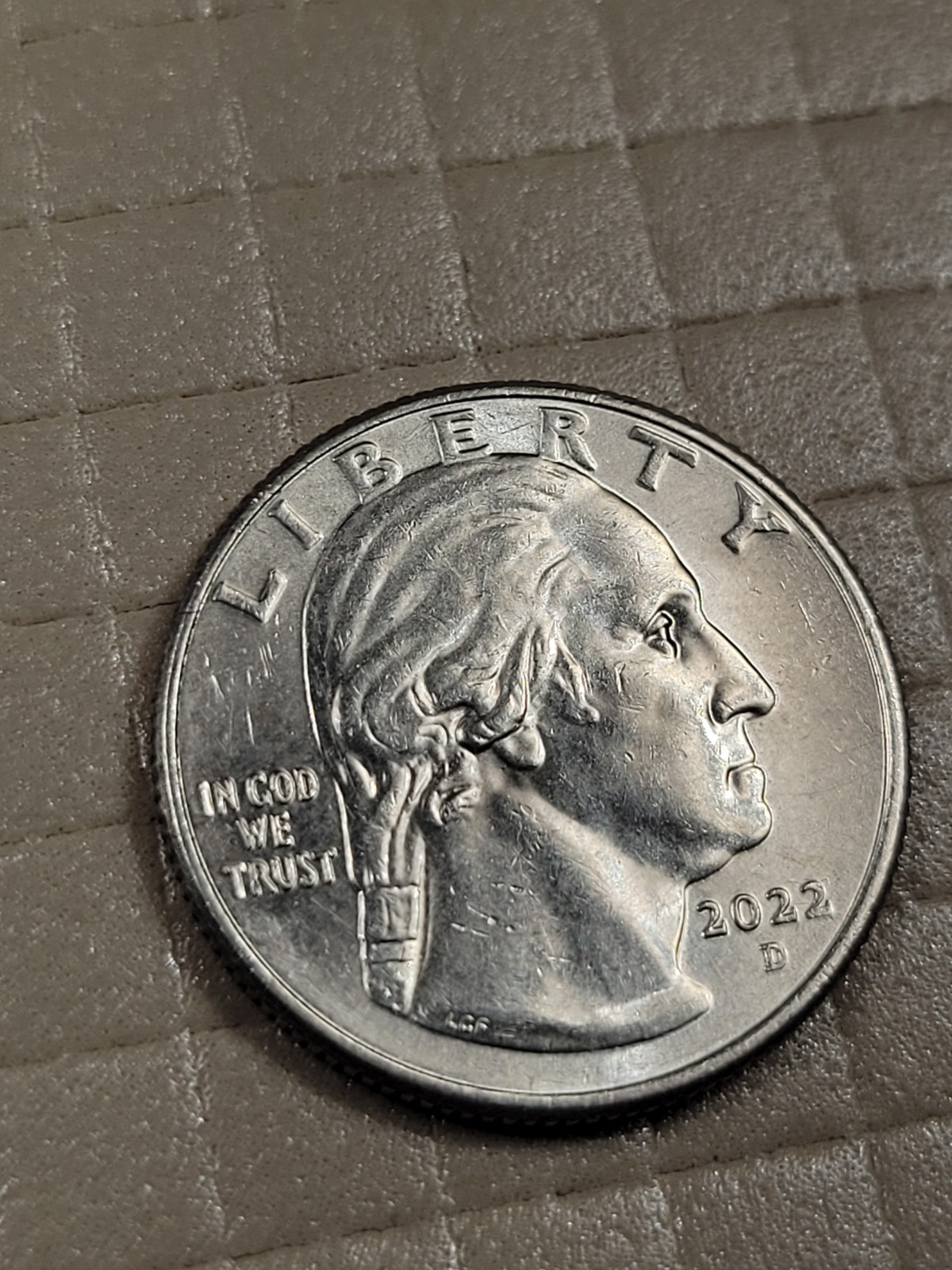 2022 D Weeping Wshngtn Wilma Mank**er American Women Quarter Washington Teardrop