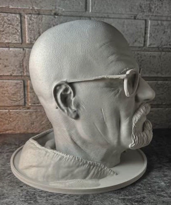 Walter White Headphone Stand | Bryan Cranston Bust Display l Breaking Bad Decor