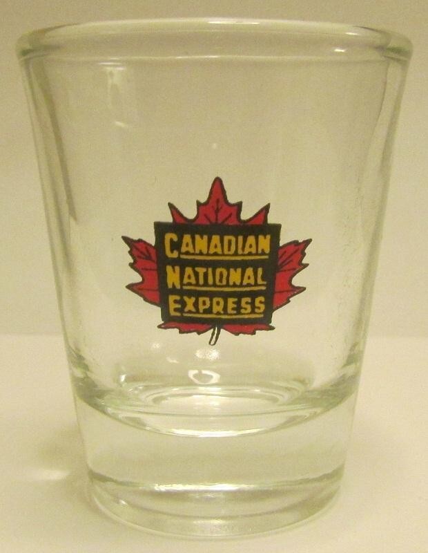 Canadian National Express 1½ Shot Glass