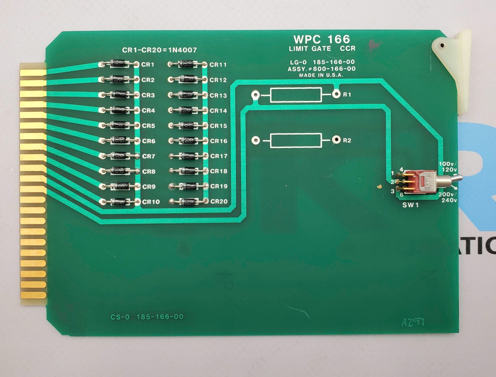 WEB Printing 800-166-00 Limit Gate