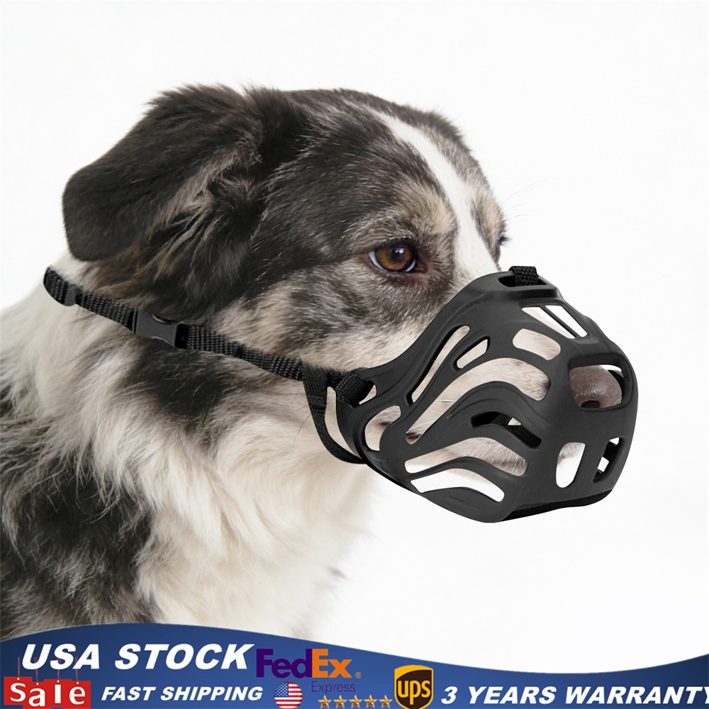 Soft Breathable Dog Muzzle, 7.5-10kg Dog Muzzle Preventing Chewing and Biting