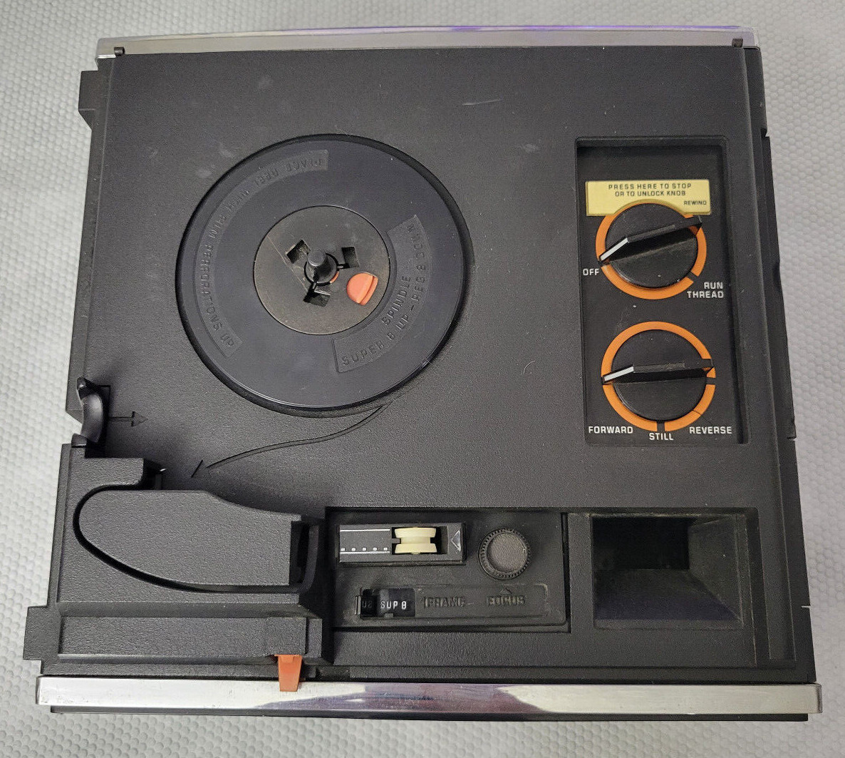 KODAK MovieDeck 435 Projector 8mm & Super 8 No Bulb So UNTESTED
