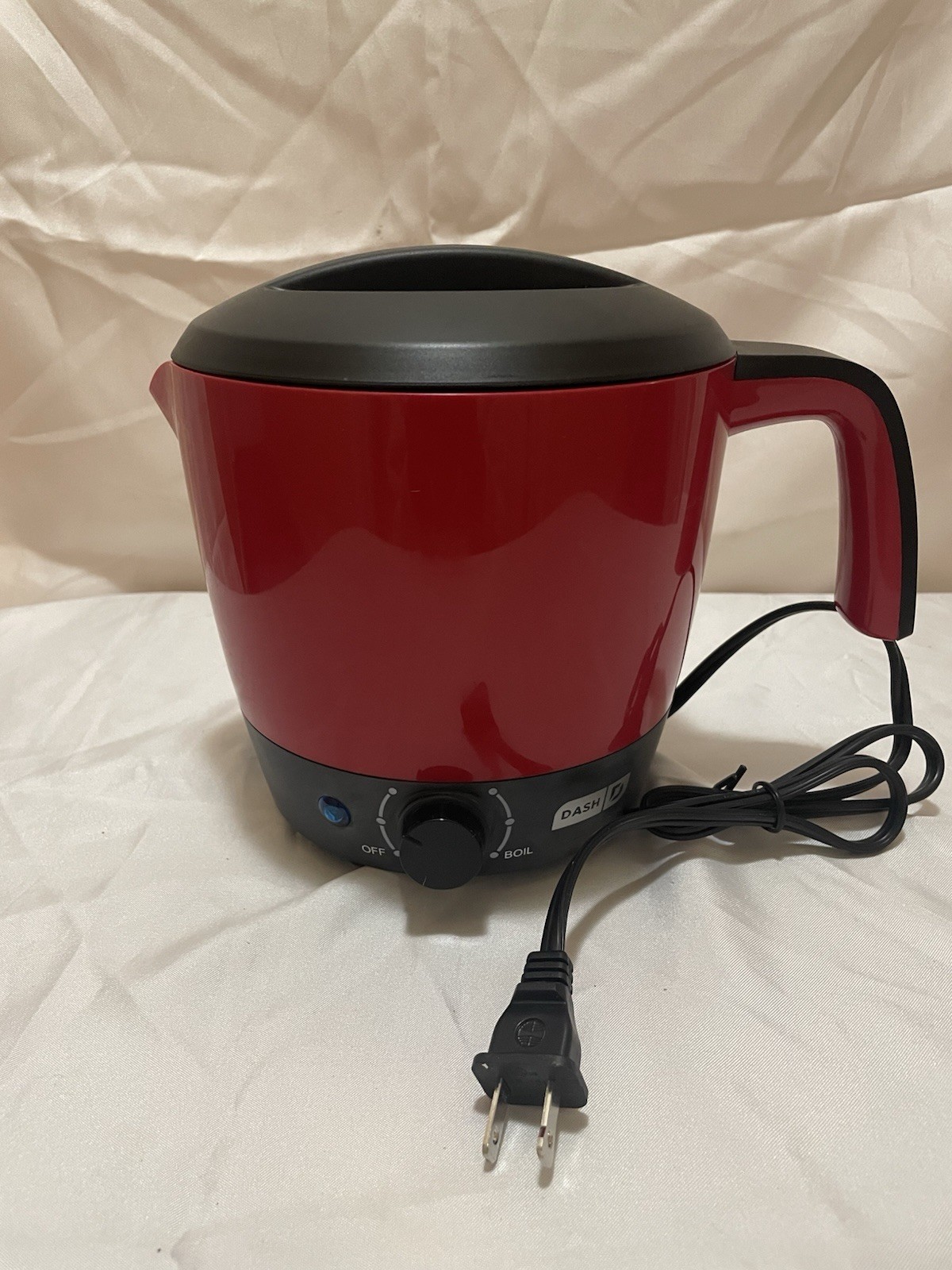 Dash Express Multi-Pot Electric Cooker 1000W Red Stainless Steel Plastic