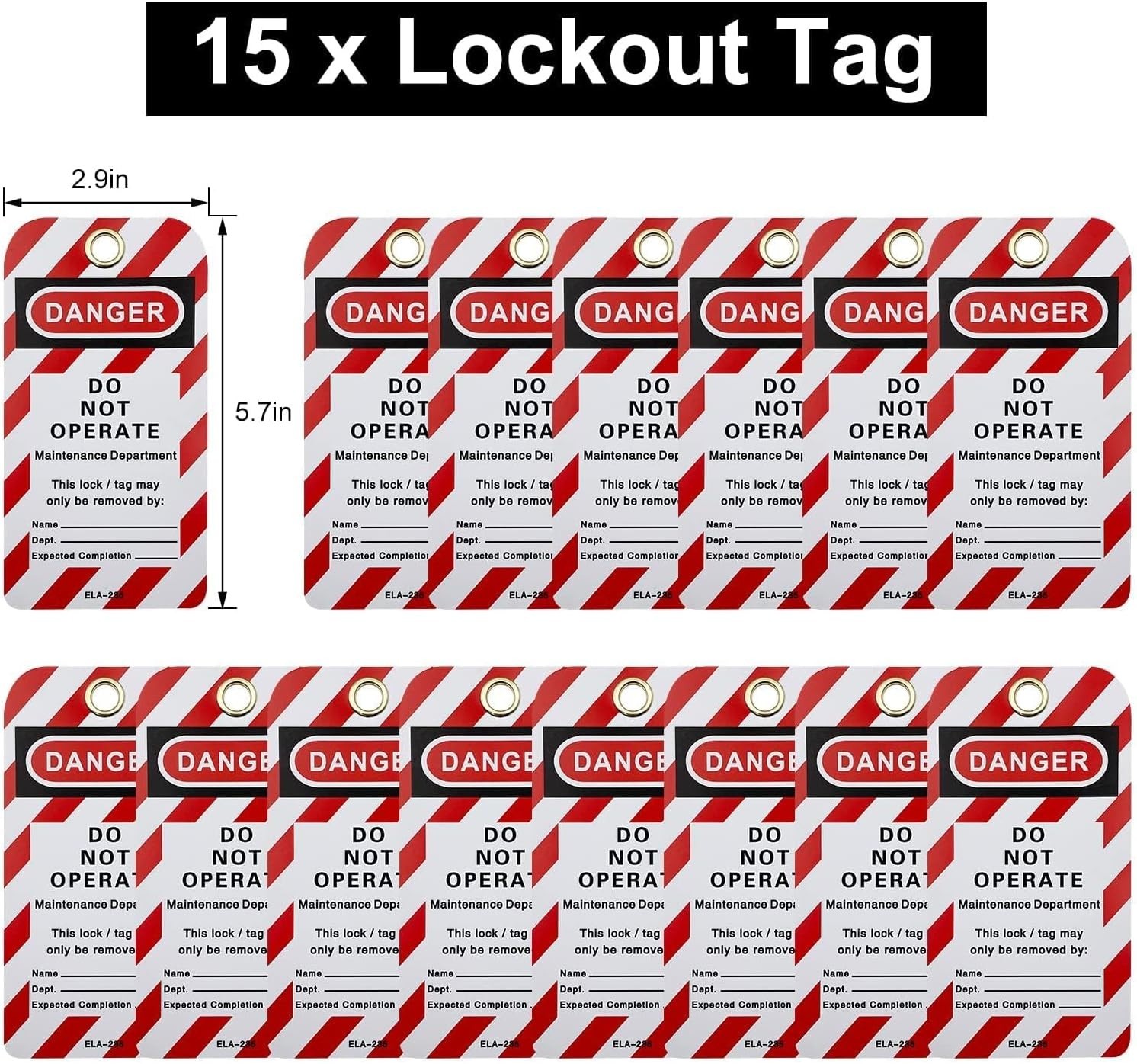 Industrial Lockout Tagout Kit - OSHA-Compliant