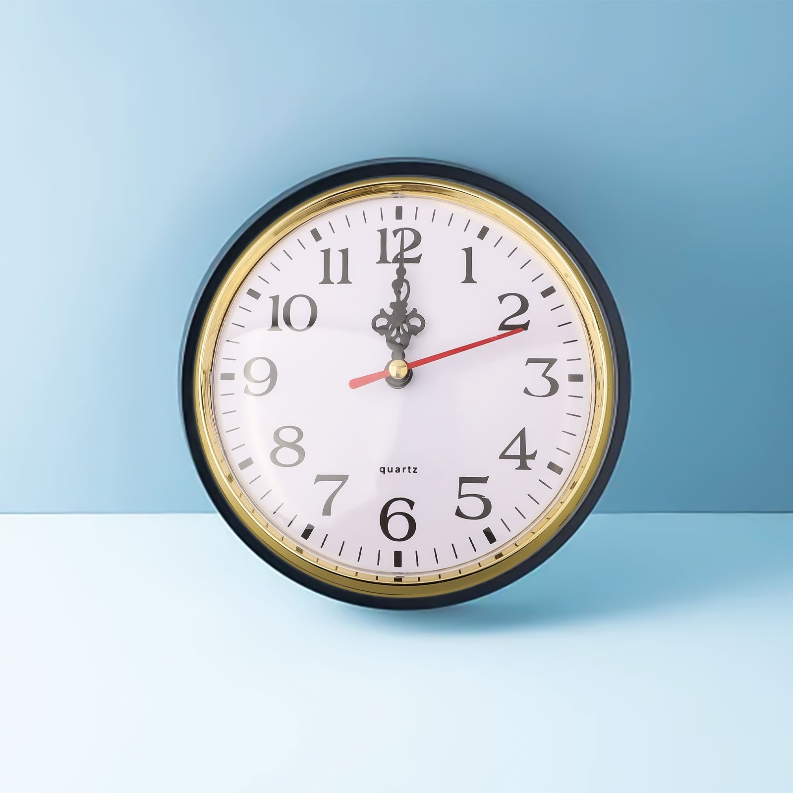 Clear Arabic Numerals Quartz Clock Insert Compact and Lightweight Design
