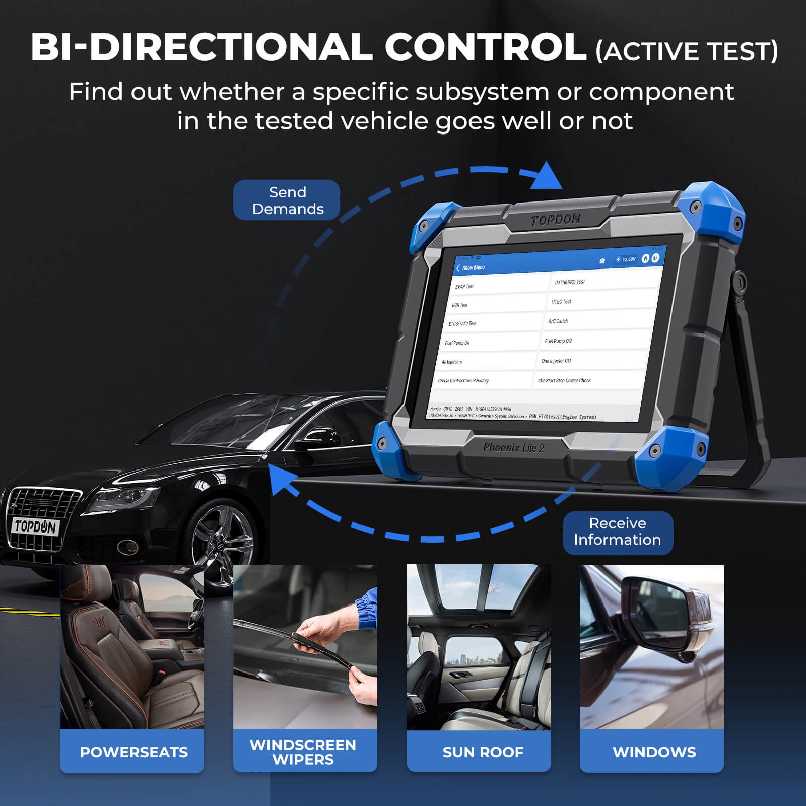 2026 TOPDON Phoenix Lite 2 ECU KEY Coding Scanner Car Diagnostic Tool ULTRA