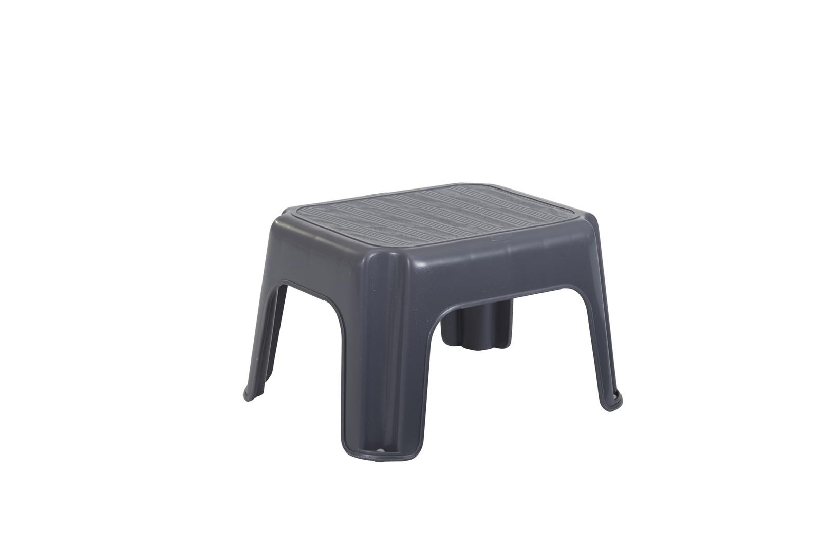 Rubbermaid One-Step Stool Bisque Holds up to 200 1 ct (Pack of 1), Gray